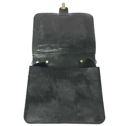 【中古品】【メンズ/レディース】 HERZ 2POCKET 2WAY SHOULDER BAG A-19-BK 2ポケット 2ウェイ ショルダーバッグ カバン 188-260827-ki-06-tagh カラー：ブラック 万代Net店