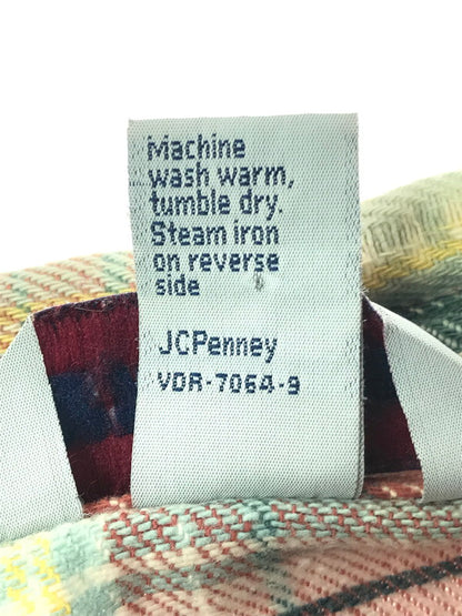 【中古品】【メンズ】 BIG MAC ビックマック 70's CHECK FLANNEL SHIRT 衿芯 70年代 チェック フランネル シャツ トップス 146-260820-rt-28-tag カラー：レッド系 万代Net店
