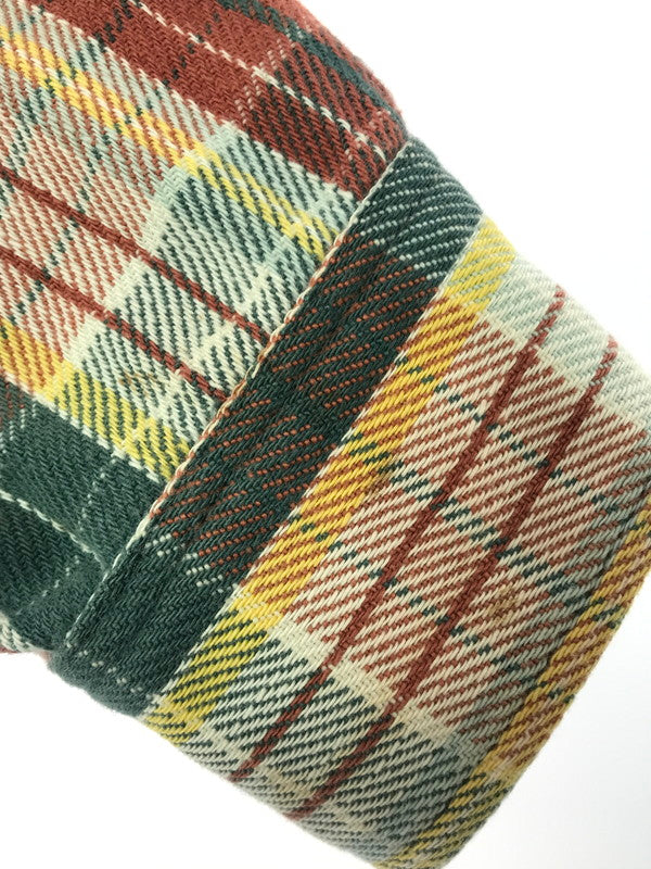 【中古品】【メンズ】 BIG MAC ビックマック 70's CHECK FLANNEL SHIRT 衿芯 70年代 チェック フランネル シャツ トップス 146-260820-rt-28-tag カラー：レッド系 万代Net店