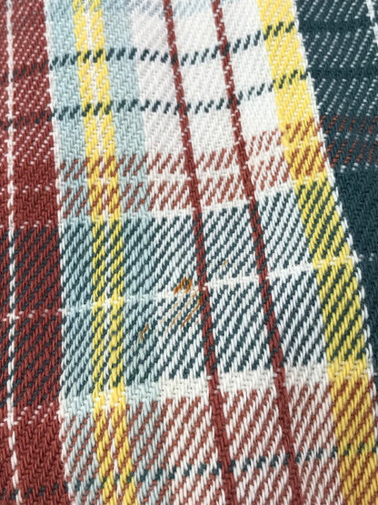 【中古品】【メンズ】 BIG MAC ビックマック 70's CHECK FLANNEL SHIRT 衿芯 70年代 チェック フランネル シャツ トップス 146-260820-rt-28-tag カラー：レッド系 万代Net店
