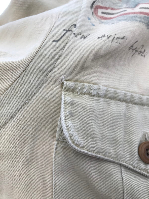 【現状渡し品】【メンズ】 POLO RALPH LAUREN ポロ・ラルフローレン INDIAN DESIGN SHIRT インディアン デザイン シャツ トップス 146-260820-rt-23-tag カラー：ベージュ 万代Net店
