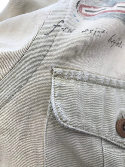 【現状渡し品】【メンズ】 POLO RALPH LAUREN ポロ・ラルフローレン INDIAN DESIGN SHIRT インディアン デザイン シャツ トップス 146-260820-rt-23-tag カラー：ベージュ 万代Net店