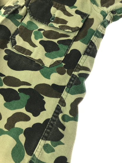 【現状渡し品】【メンズ】 WOOL RICH ウール リッチ 70's L/S CAMO SHIRT 三角タグ 70年代 ロングスリーブ カモ シャツ トップス 長袖シャツ 146-260820-rt-26-tag カラー：カーキ系 万代Net店