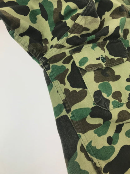 【現状渡し品】【メンズ】 WOOL RICH ウール リッチ 70's L/S CAMO SHIRT 三角タグ 70年代 ロングスリーブ カモ シャツ トップス 長袖シャツ 146-260820-rt-26-tag カラー：カーキ系 万代Net店