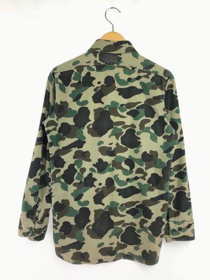 【現状渡し品】【メンズ】 WOOL RICH ウール リッチ 70's L/S CAMO SHIRT 三角タグ 70年代 ロングスリーブ カモ シャツ トップス 長袖シャツ 146-260820-rt-26-tag カラー：カーキ系 万代Net店