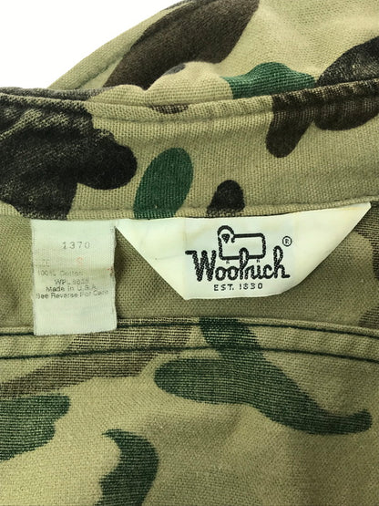 【現状渡し品】【メンズ】 WOOL RICH ウール リッチ 70's L/S CAMO SHIRT 三角タグ 70年代 ロングスリーブ カモ シャツ トップス 長袖シャツ 146-260820-rt-26-tag カラー：カーキ系 万代Net店