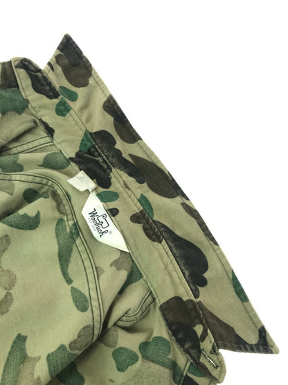 【現状渡し品】【メンズ】 WOOL RICH ウール リッチ 70's L/S CAMO SHIRT 三角タグ 70年代 ロングスリーブ カモ シャツ トップス 長袖シャツ 146-260820-rt-26-tag カラー：カーキ系 万代Net店