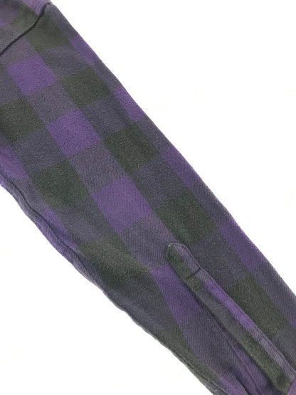 【現状渡し品】【メンズ】 OSHKOSH オシュコシュ 90's FLANNEL SHIRT 衿芯 90年代 フランネル シャツ 長袖シャツ トップス 146-260820-rt-29-tag カラー：パープル/ブラック 万代Net店