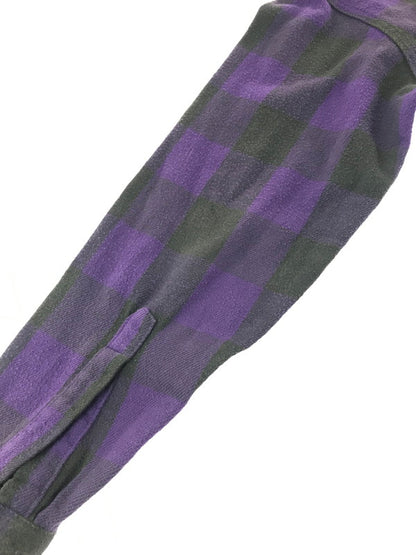 【現状渡し品】【メンズ】 OSHKOSH オシュコシュ 90's FLANNEL SHIRT 衿芯 90年代 フランネル シャツ 長袖シャツ トップス 146-260820-rt-29-tag カラー：パープル/ブラック 万代Net店
