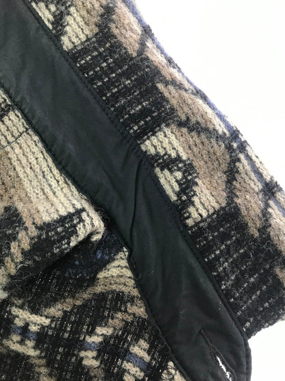 【中古品】【メンズ】 JOHNSON WOOLEN MILLS ジョンソン ウーレン ミルズ WOOL SHIRT BLUE BROWN S556 ウールシャツ 長袖シャツ トップス 146-260820-rt-30-tag カラー：ブルー系 万代Net店