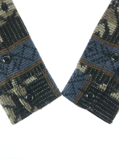【中古品】【メンズ】 JOHNSON WOOLEN MILLS ジョンソン ウーレン ミルズ WOOL SHIRT BLUE BROWN S556 ウールシャツ 長袖シャツ トップス 146-260820-rt-30-tag カラー：ブルー系 万代Net店