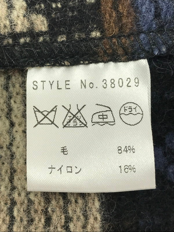 【中古品】【メンズ】 JOHNSON WOOLEN MILLS ジョンソン ウーレン ミルズ WOOL SHIRT BLUE BROWN S556 ウールシャツ 長袖シャツ トップス 146-260820-rt-30-tag カラー：ブルー系 万代Net店