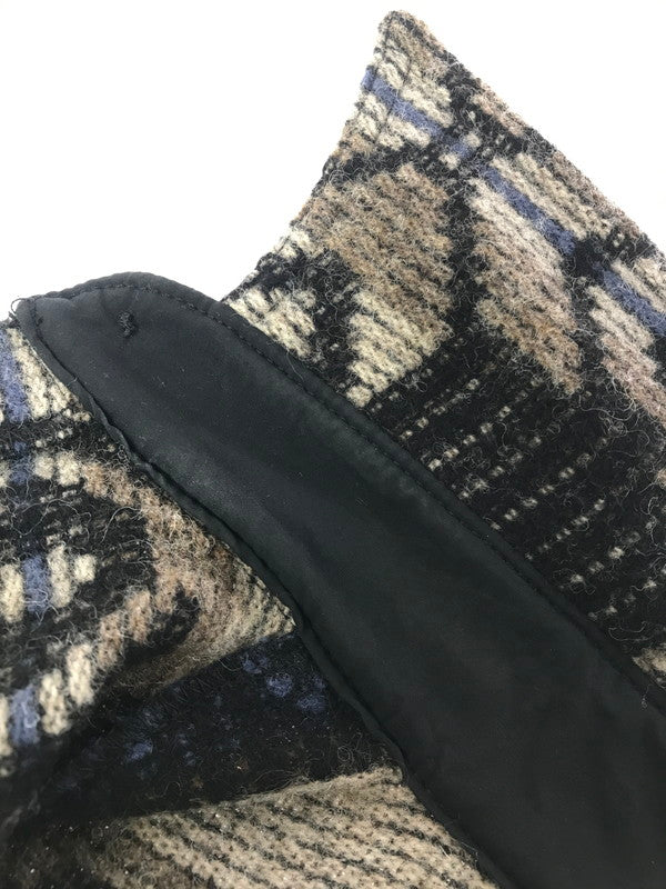 【中古品】【メンズ】 JOHNSON WOOLEN MILLS ジョンソン ウーレン ミルズ WOOL SHIRT BLUE BROWN S556 ウールシャツ 長袖シャツ トップス 146-260820-rt-30-tag カラー：ブルー系 万代Net店