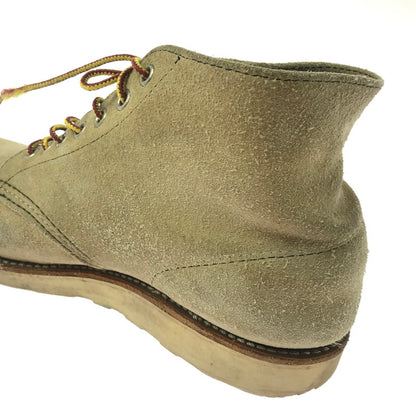 【現状渡し品】【メンズ】 RED WING レッドウィング 6-INCH CLASSIC ROUND BOOTS 8167 6インチ クラシック ラウンド ブーツ 靴 164-260913-rt-37-tagh サイズ：27cm US9D カラー：ベージュ 万代Net店