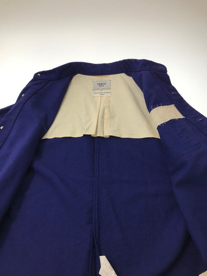 【中古品】【メンズ】 YAECA ヤエカ COVERALLJACKET BLUE 14405 カバーオール ジャケット ライトアウター 140-260823-rt-17-tagh サイズ：L カラー：ブルー系 万代Net店