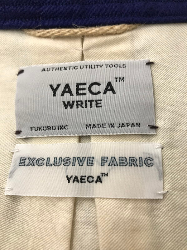【中古品】【メンズ】 YAECA ヤエカ COVERALLJACKET BLUE 14405 カバーオール ジャケット ライトアウター 140-260823-rt-17-tagh サイズ：L カラー：ブルー系 万代Net店
