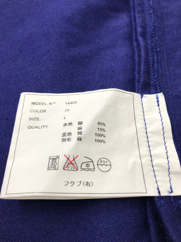 【中古品】【メンズ】 YAECA ヤエカ COVERALLJACKET BLUE 14405 カバーオール ジャケット ライトアウター 140-260823-rt-17-tagh サイズ：L カラー：ブルー系 万代Net店