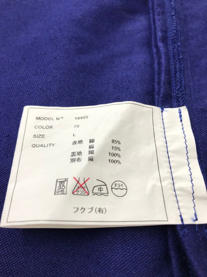【中古品】【メンズ】 YAECA ヤエカ COVERALLJACKET BLUE 14405 カバーオール ジャケット ライトアウター 140-260823-rt-17-tagh サイズ：L カラー：ブルー系 万代Net店
