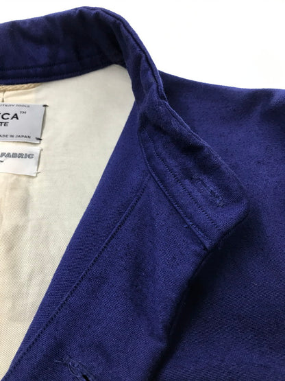 【中古品】【メンズ】 YAECA ヤエカ COVERALLJACKET BLUE 14405 カバーオール ジャケット ライトアウター 140-260823-rt-17-tagh サイズ：L カラー：ブルー系 万代Net店
