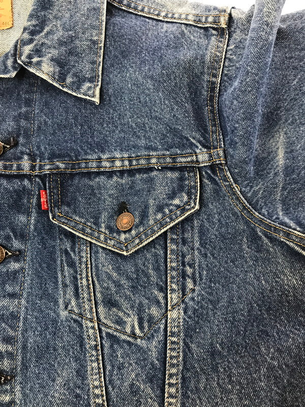 【中古品】【メンズ】 LEVI'S リーバイス 70's DENIM JACKET 71205-0217 70年代 デニム ジャケット ライトアウター ヴィンテージ 146-260825-rt-09-tagh サイズ：46L カラー：インディゴ 万代Net店