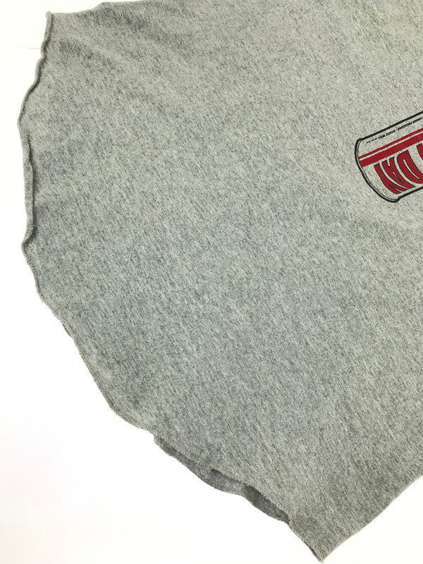 【中古品】【メンズ】 GREENDAY グリーンデイ 00S WARNING! RAGLAN T-SHIRT GRAY 2000年 七分袖 ラグラン プリント カットソー 146-260830-su-04-tagh サイズ：L カラー：グレー 万代Net店