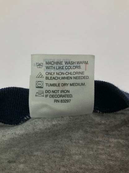 【中古品】【メンズ】 GREENDAY グリーンデイ 00S WARNING! RAGLAN T-SHIRT GRAY 2000年 七分袖 ラグラン プリント カットソー 146-260830-su-04-tagh サイズ：L カラー：グレー 万代Net店