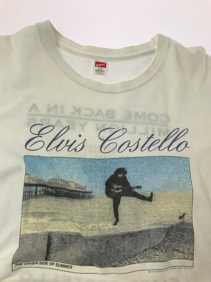 【中古品】【メンズ】 HANES ヘインズ ELVIS COSTELLO 90S COME BACK IN A MILLION YEARS SS TEE WHITE エルヴィスコステロ 90's 半袖カットソー 146-260830-su-05-tagh サイズ：L カラー：ホワイト 万代Net店