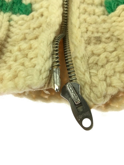 【中古品】【メンズ】 USED ユーズド 60's LIGHTNING ZIP COWICHAN SWEATER 60年代 ライトニング ジップ カウチン セーター トップス 146-260823-rt-20-tagh サイズ：不明 下記参照 カラー：ホワイト系 万代Net店