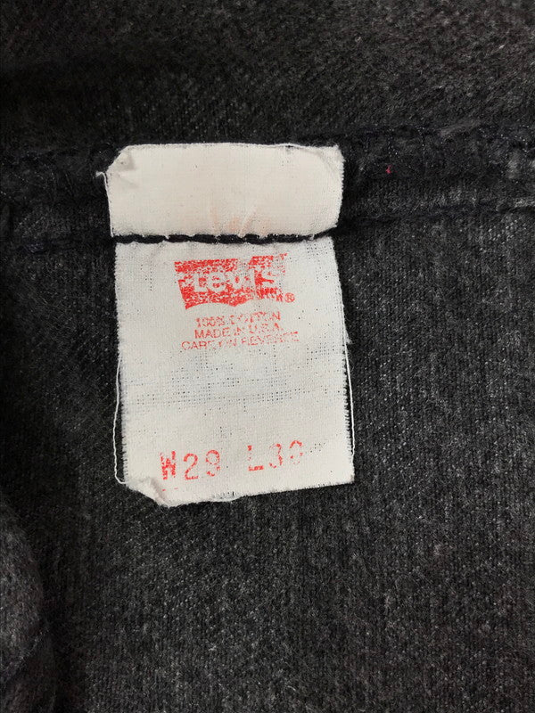 【中古品】【メンズ】 LEVI'S リーバイス 90's 501 BLACK DENIM PANTS 90年代 501 デニムパンツ ジーンズ 157-260829-rt-18-tagh サイズ：W29 L30 カラー：インディゴ 万代Net店