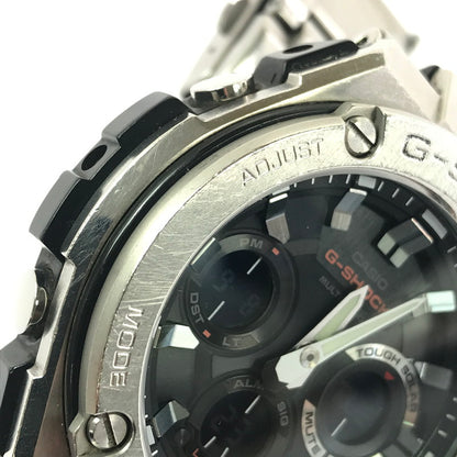 【中古品】【メンズ】 G-SHOCK ジーショック G-STEEL GST-W100 SERIES TOUGH SOLAR GST-W110D-1AJF タフソーラー 腕時計 196-260912-na-04-tagh カラー：シルバー 万代Net店