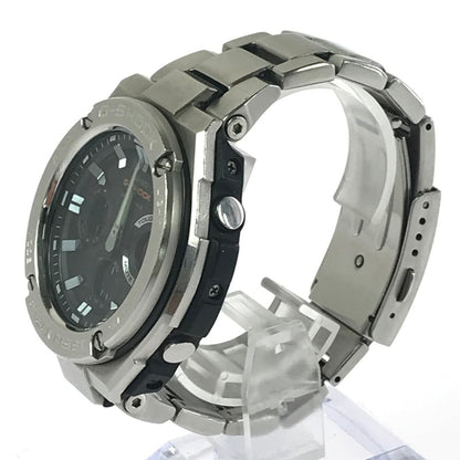 【中古品】【メンズ】 G-SHOCK ジーショック G-STEEL GST-W100 SERIES TOUGH SOLAR GST-W110D-1AJF タフソーラー 腕時計 196-260912-na-04-tagh カラー：シルバー 万代Net店