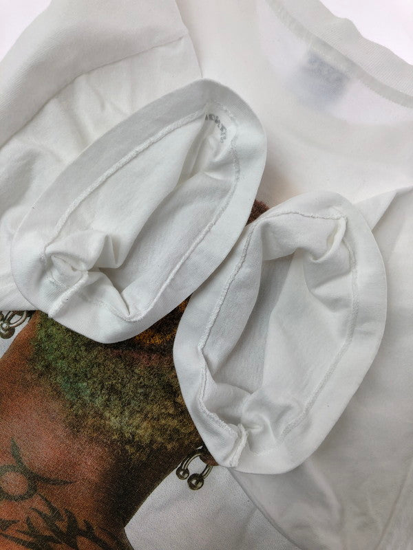 【中古品】【メンズ】 HANES ヘインズ DENNIS RODMAN GET DUNLOP T-SHIRT デニス ロッドマン ショートスリーブ Tシャツ トップス 146-260823-rt-04-tagh サイズ：L カラー：ホワイト 万代Net店