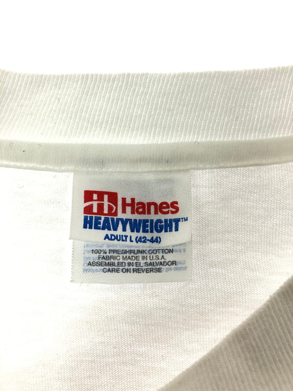 【中古品】【メンズ】 HANES ヘインズ DENNIS RODMAN GET DUNLOP T-SHIRT デニス ロッドマン ショートスリーブ Tシャツ トップス 146-260823-rt-04-tagh サイズ：L カラー：ホワイト 万代Net店
