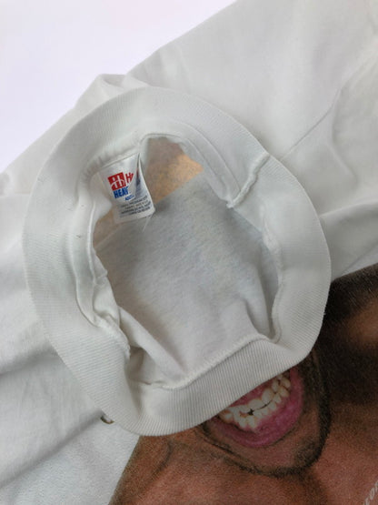 【中古品】【メンズ】 HANES ヘインズ DENNIS RODMAN GET DUNLOP T-SHIRT デニス ロッドマン ショートスリーブ Tシャツ トップス 146-260823-rt-04-tagh サイズ：L カラー：ホワイト 万代Net店