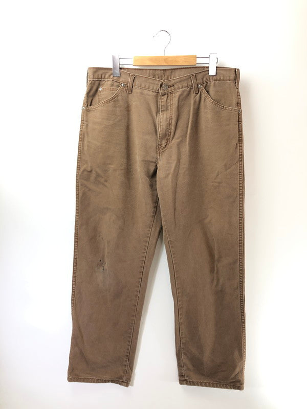 【中古品】【メンズ】 DICKIES ディッキーズ 00's PAINTER PANTS FADE BROWN ED218STB メキシコ製 2000年代 ペインター パンツ ボトムス 157-260909-rt-13-tagh サイズ：36×30 カラー：ブラウン 万代Net店