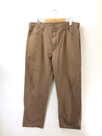 【中古品】【メンズ】 DICKIES ディッキーズ 00's PAINTER PANTS FADE BROWN ED218STB メキシコ製 2000年代 ペインター パンツ ボトムス 157-260909-rt-13-tagh サイズ：36×30 カラー：ブラウン 万代Net店
