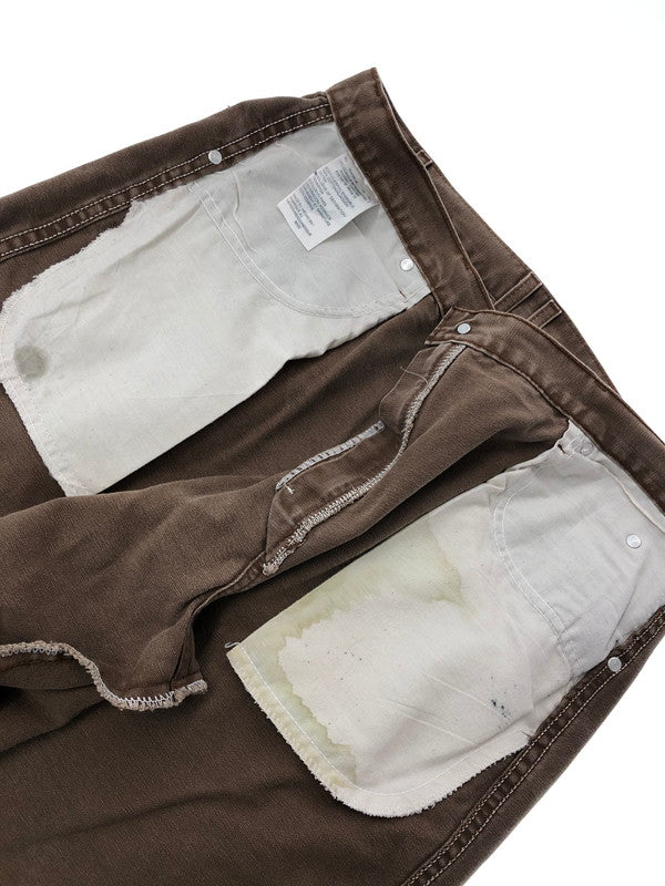 【中古品】【メンズ】 DICKIES ディッキーズ 00's PAINTER PANTS FADE BROWN ED218STB メキシコ製 2000年代 ペインター パンツ ボトムス 157-260909-rt-13-tagh サイズ：36×30 カラー：ブラウン 万代Net店
