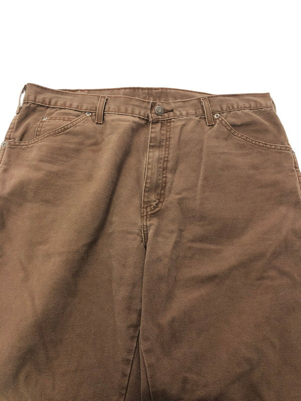 【中古品】【メンズ】 DICKIES ディッキーズ 00's PAINTER PANTS FADE BROWN ED218STB メキシコ製 2000年代 ペインター パンツ ボトムス 157-260909-rt-13-tagh サイズ：36×30 カラー：ブラウン 万代Net店