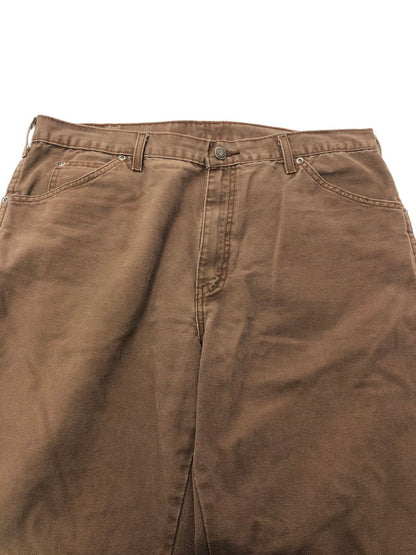 【中古品】【メンズ】 DICKIES ディッキーズ 00's PAINTER PANTS FADE BROWN ED218STB メキシコ製 2000年代 ペインター パンツ ボトムス 157-260909-rt-13-tagh サイズ：36×30 カラー：ブラウン 万代Net店