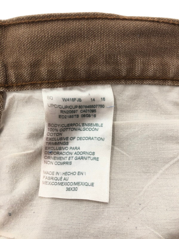 【中古品】【メンズ】 DICKIES ディッキーズ 00's PAINTER PANTS FADE BROWN ED218STB メキシコ製 2000年代 ペインター パンツ ボトムス 157-260909-rt-13-tagh サイズ：36×30 カラー：ブラウン 万代Net店