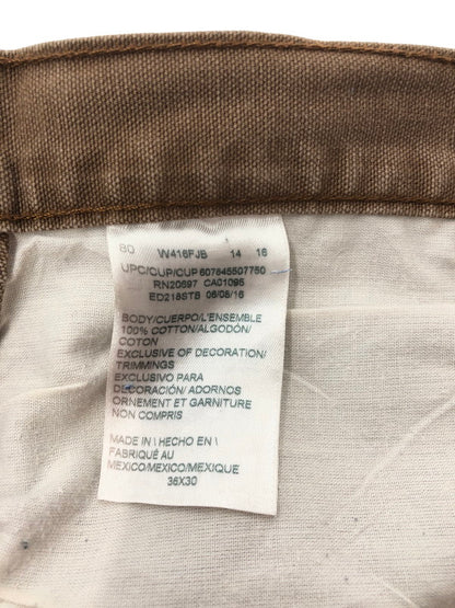 【中古品】【メンズ】 DICKIES ディッキーズ 00's PAINTER PANTS FADE BROWN ED218STB メキシコ製 2000年代 ペインター パンツ ボトムス 157-260909-rt-13-tagh サイズ：36×30 カラー：ブラウン 万代Net店