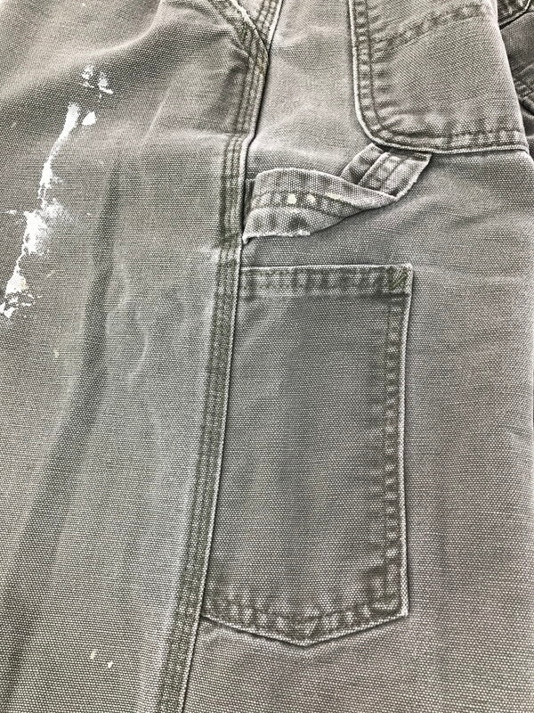 【中古品】【メンズ】 CARHARTT カーハート DUCK PAINTER PANTS MOSS B11MOS メキシコ製 ダック ペインター パンツ ボトムス 157-260827-rt-16-tagh サイズ：36×32 カラー：グレー系 万代Net店