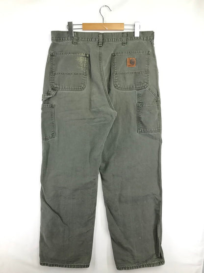 【中古品】【メンズ】 CARHARTT カーハート DUCK PAINTER PANTS MOSS B11MOS メキシコ製 ダック ペインター パンツ ボトムス 157-260827-rt-16-tagh サイズ：36×32 カラー：グレー系 万代Net店