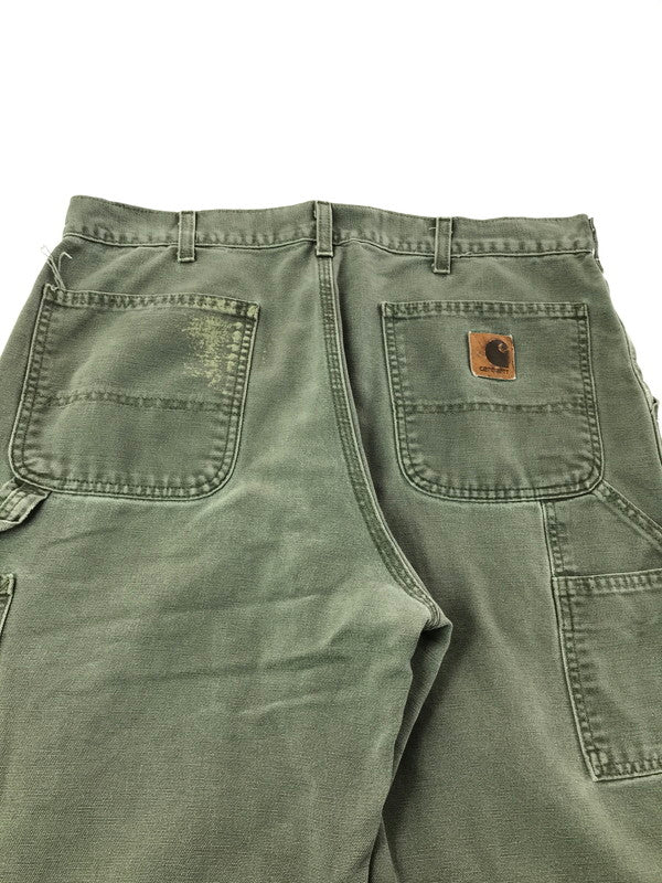 【中古品】【メンズ】 CARHARTT カーハート DUCK PAINTER PANTS MOSS B11MOS メキシコ製 ダック ペインター パンツ ボトムス 157-260827-rt-16-tagh サイズ：36×32 カラー：グレー系 万代Net店