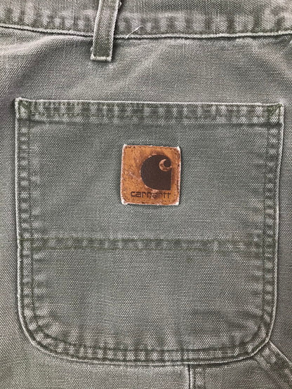 【中古品】【メンズ】 CARHARTT カーハート DUCK PAINTER PANTS MOSS B11MOS メキシコ製 ダック ペインター パンツ ボトムス 157-260827-rt-16-tagh サイズ：36×32 カラー：グレー系 万代Net店