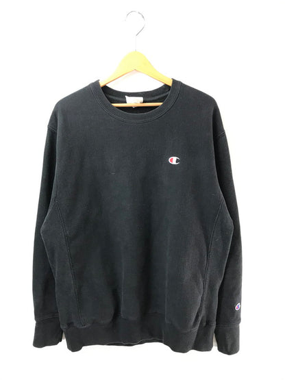 【中古品】【メンズ】 CHAMPION チャンピオン REVERSE WEAVE SWEATSHIRT BLACK GF70 BKC 青タグ リバース ウィーブ スウェットシャツ トレーナー 148-260826-rt-09-tagh サイズ：2XL カラー：ブラック 万代Net店