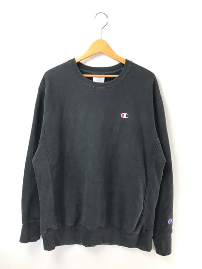 【中古品】【メンズ】 CHAMPION チャンピオン REVERSE WEAVE SWEATSHIRT BLACK GF70 BKC 青タグ リバース ウィーブ スウェットシャツ トレーナー 148-260826-rt-09-tagh サイズ：2XL カラー：ブラック 万代Net店