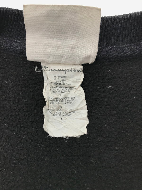【中古品】【メンズ】 CHAMPION チャンピオン REVERSE WEAVE SWEATSHIRT BLACK GF70 BKC 青タグ リバース ウィーブ スウェットシャツ トレーナー 148-260826-rt-09-tagh サイズ：2XL カラー：ブラック 万代Net店