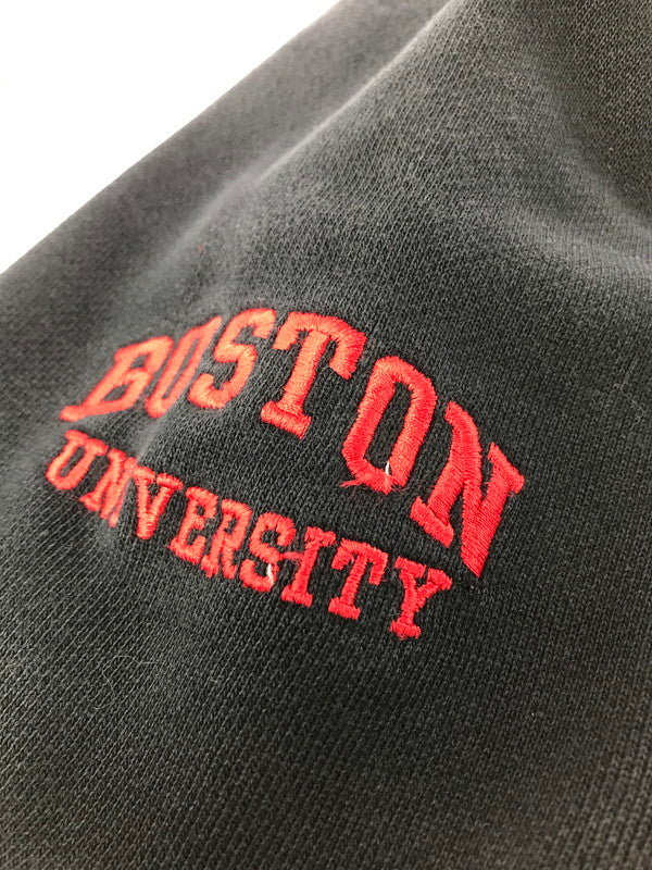 【中古品】【メンズ】 POLO RALPH LAUREN ポロ・ラルフローレン 90's BOSTON UNIVERSITY ZIP UP HOODIE 90年代 フルジップ パーカー トップス 146-260823-rt-19-tagh サイズ：XL カラー：ブラック 万代Net店