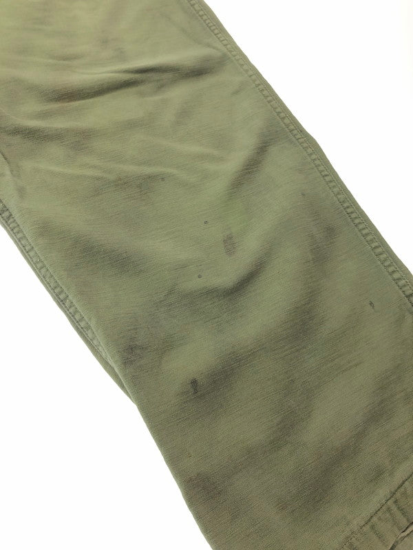 【現状渡し品】【メンズ】 US ARMY アメリカ軍 OG-107 60S-70S BAKER PANTS OLIVE 8405-082-6619 ベイカー パンツ ボトムス 157-260827-rt-08-tagh サイズ：40×33 カラー：グリーン 万代Net店